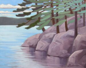Near my studio...what a great painting day. I love these cool, soft colours