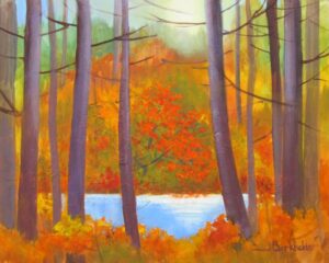 A peek through in fall