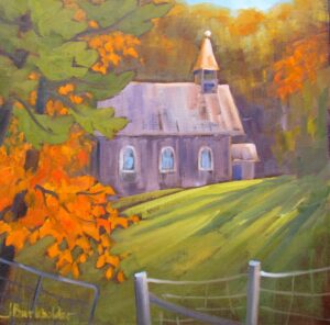 Perfect fall painting day in Rockingham